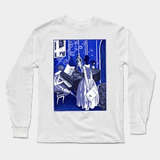 Pianist & Singer 1920s Fashionable Women Today, Fernand Siméon Long Sleeve T-Shirt